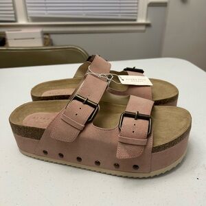 Altered State Serena Platform Sandals Pink Sz 9